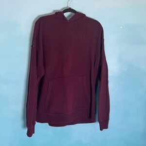 No Boundaries Maroon Hoodie
